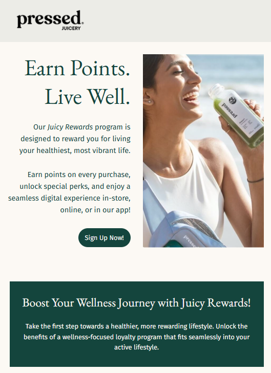 Woman enjoying bottle of green juice on the beach.